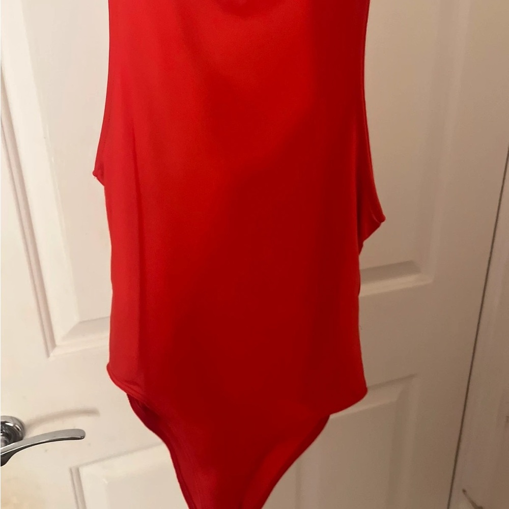 red primark body suit size 2xs